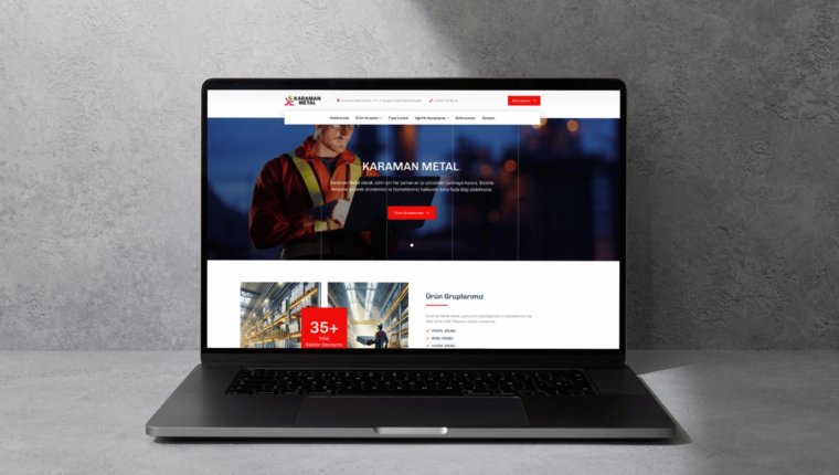 Karaman Metal Website Projesi